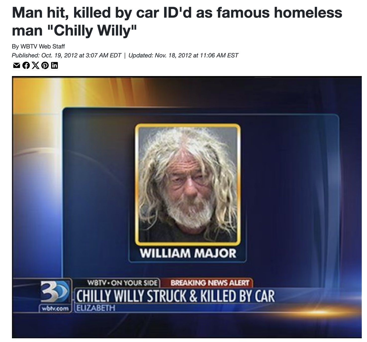 Chilly Willy Hit By a Car